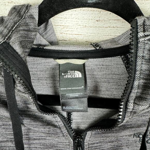 The North Face Women's Gray Heathered Zip Up Hooded Jacket Size Small - Picture 9 of 11